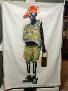 Signatures Caraïbe, le média Art et Littérature par Claire RICHER Oeuvre Babou FLORO